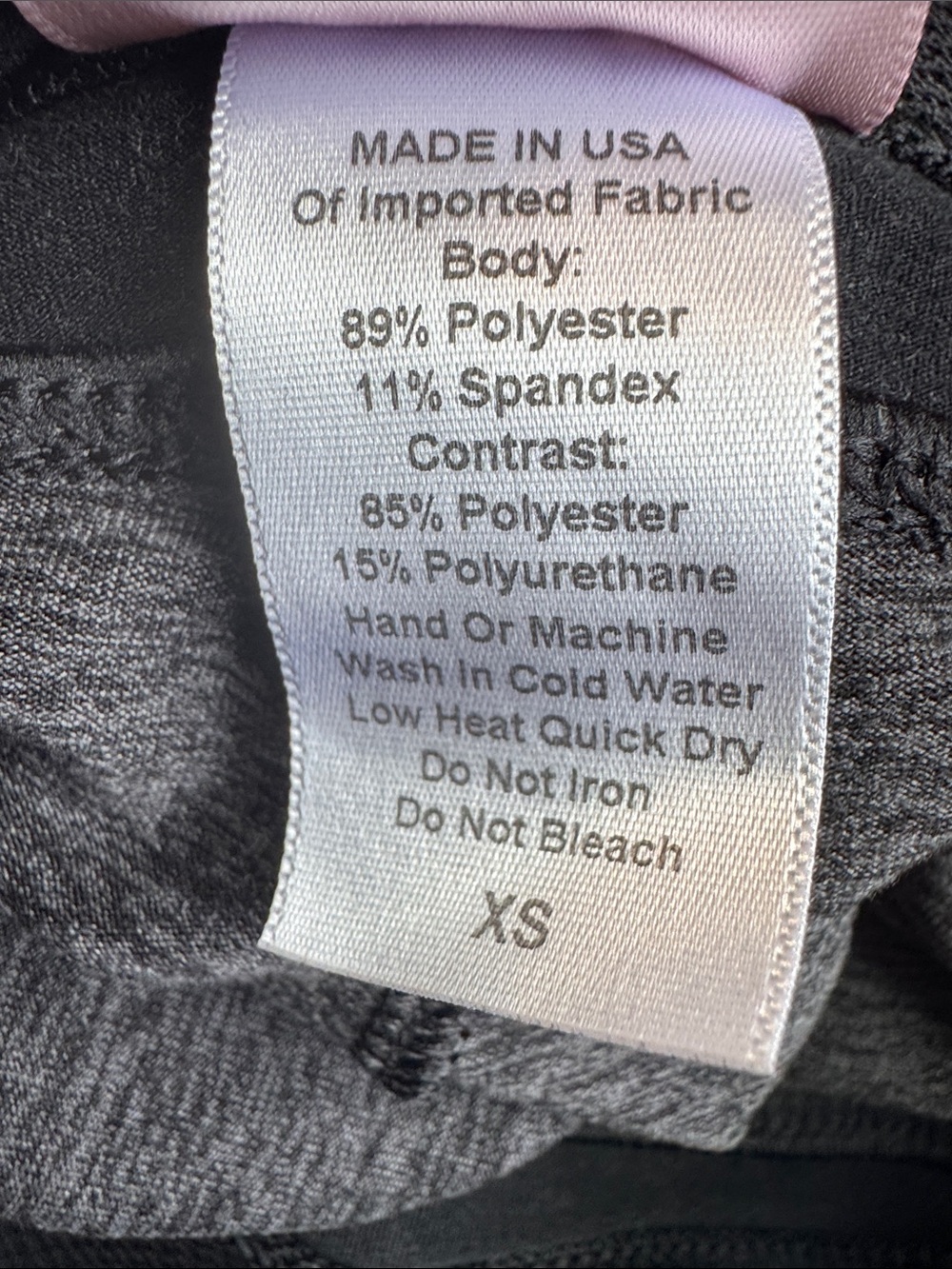 Rare NWOT Bombshell Sportswear Unicorn Leggings Gray Size XS - Picture 8 of 11